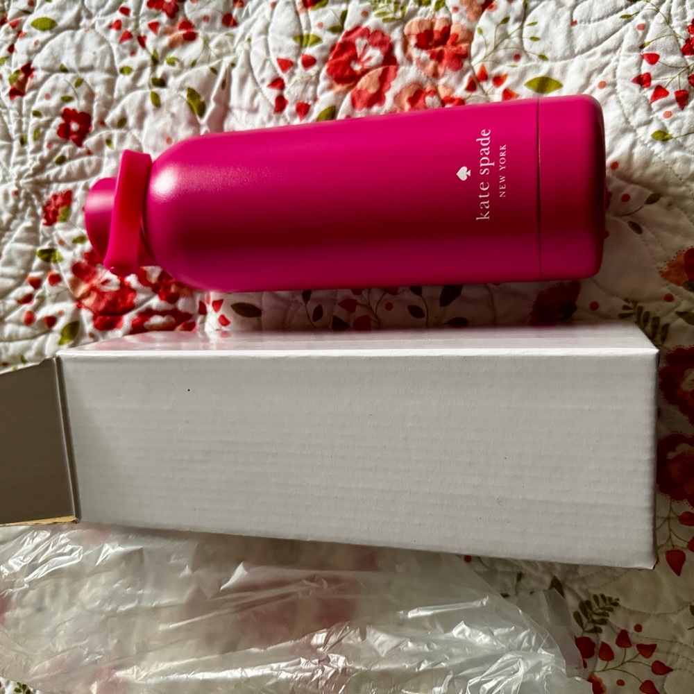 Kate Spade Fuchsia Water Bottle